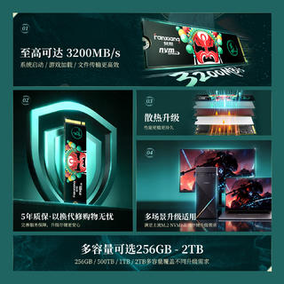 梵想 国潮系列 S500PRO NVMe M.2固态硬盘 1699元 - 美泡泡 梵想 国潮系列 S500PRO NVMe M.2固态硬盘 1699元 - 美泡泡