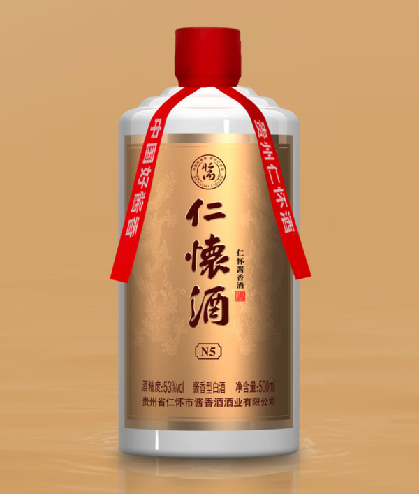 仁怀酱香酒 仁怀酒·N5 53度 酱香型白酒 500mL