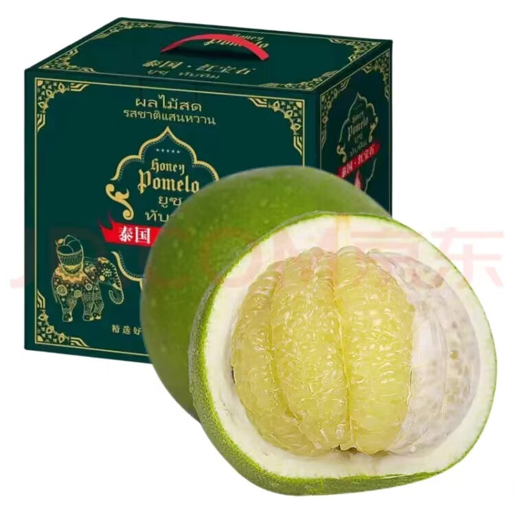 鲜其 进口泰国青柚 拍2直发8-10斤 56元（需买2件，需用券）