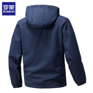 罗蒙 男士秋季户外连帽冲锋夹克 72元 - 86线报 罗蒙 男士秋季户外连帽冲锋夹克 72元 - 86线报