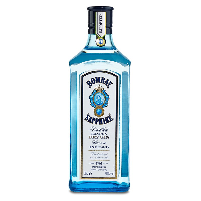 孟买蓝宝石 BOMBAY 蓝宝石 蓝宝石金酒 40%vol 750ml 105元