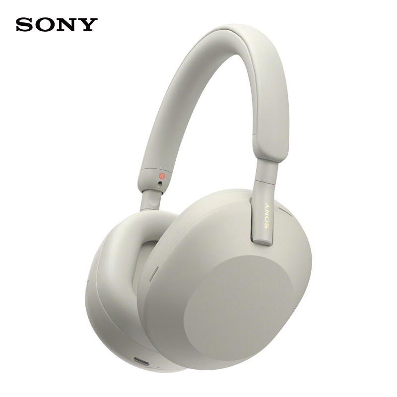 SONY 索尼 WH-1000XM5 耳罩式头戴式主动降噪蓝牙耳机 米色 1391元（需用券）