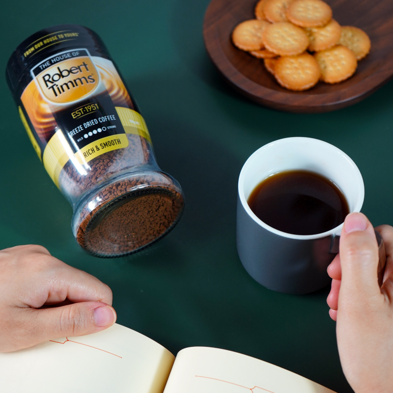 Robert Timms 澳洲进口美式黑咖啡速溶冷萃咖啡意式浓缩咖啡粉临期 17.96元（需