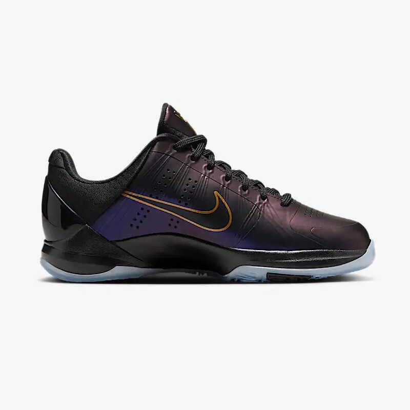 NIKE 耐克 男篮球鞋科比5 KOBE 5稳固支撑低帮运动鞋HM3753-500紫32 569元