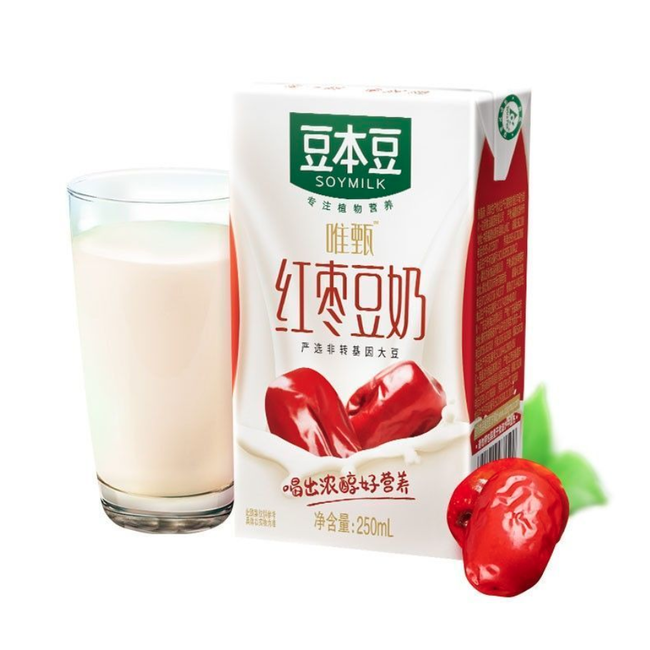 88VIP：SOYMILK 豆本豆 唯甄红枣豆奶250ml*16盒 25.9元