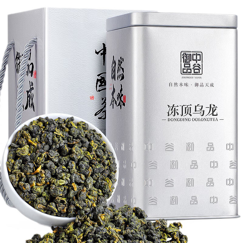 京东百亿补贴：中谷御品 茶叶乌龙茶 浓香型台式高山茶叶礼盒250g 40.8（需