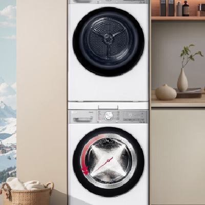 预售、PLUS会员：LG小旋风洗烘套装10公斤超薄滚筒洗衣机全自动+10公斤变频