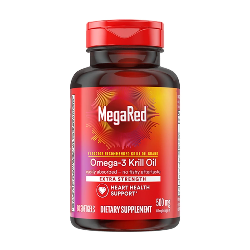 脉拓 MegaRed 磷虾油omega3软胶囊 500mg80粒 ￥144