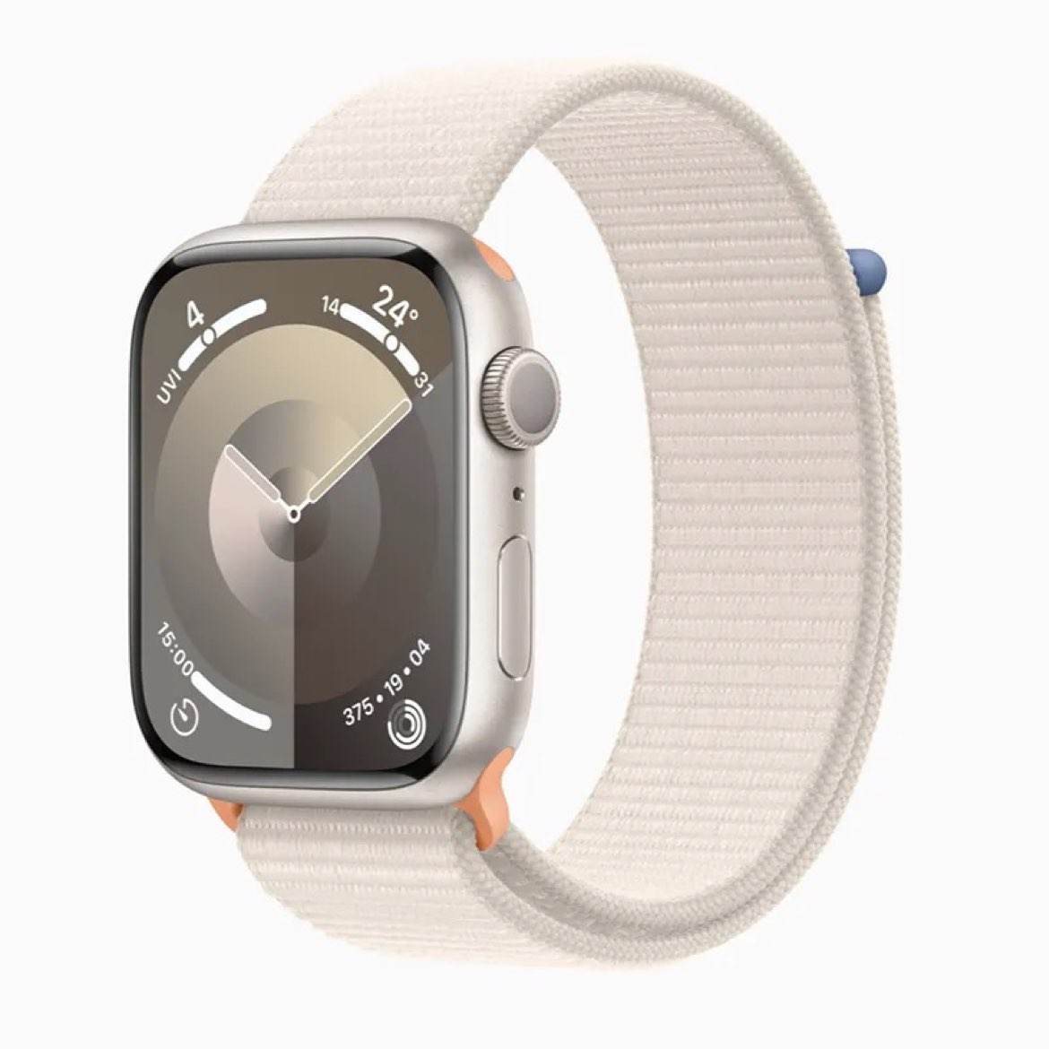 拼多多百亿补贴：Apple 苹果 WatchSeries 9 GPS款铝金属表壳 回环运动手表 41mm 211