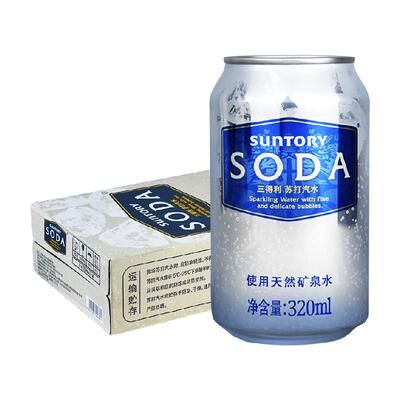 88VIP：三得利 苏打汽水320ml*24罐 37.5元（需用券）