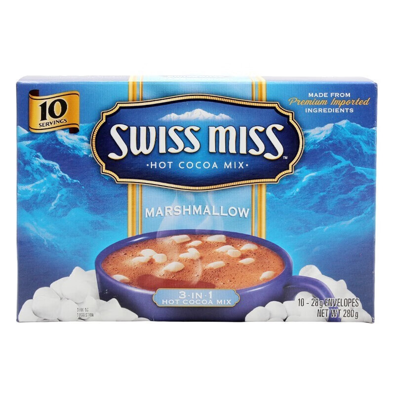 Nestlé 雀巢 美国进口 瑞士小姐棉花糖巧克力粉 200g 临期至7-18 9.61元（需用券