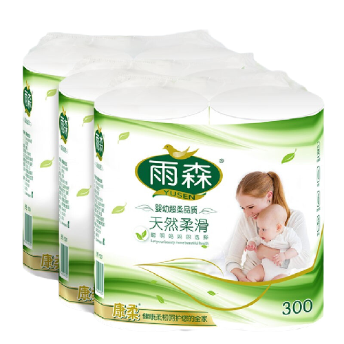 yusen 雨森 妇婴卷纸6层150g*6卷 6.94元（需用券）