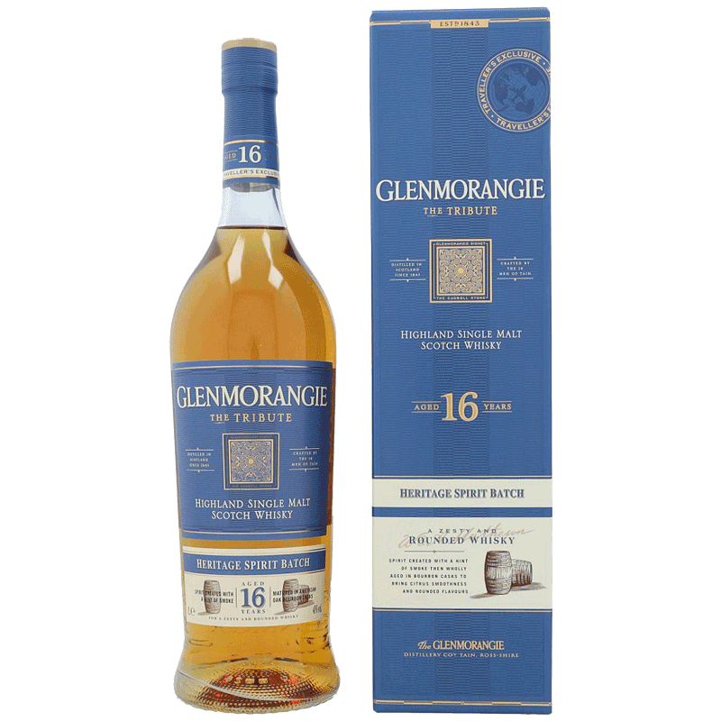 PLUS会员:格兰杰（Glenmorangie）16年 Tribute窖藏陈酿 苏格兰 单一麦芽威士忌 1000