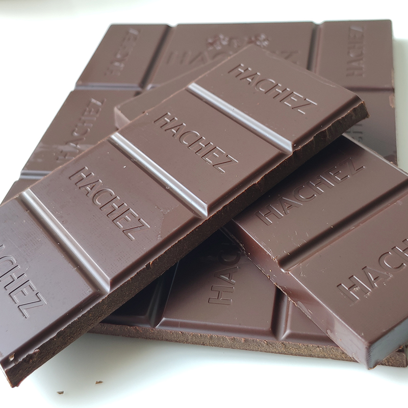 哈骑仕 德国进口Hachez/哈骑仕88%克鲁纯黑巧可可脂大排块牛奶巧克力盒装 17.1
