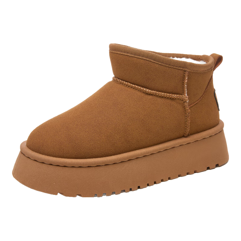 真维斯 雪地靴女靴冬季加绒保暖大棉鞋子 61.55元（需用券）