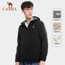 CAMEL 骆驼 户外登山服软壳衣男女冬季防风防泼水加绒连帽徒步夹克外套 16款