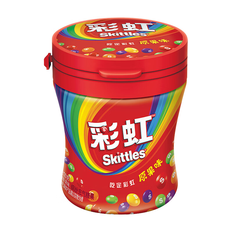 DOUBLEMINT 绿箭 彩虹糖 原果味 120g 10.9元