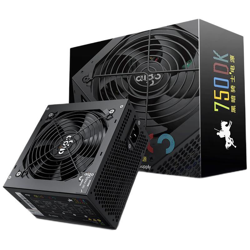 aigo 爱国者 黑暗骑士 750DK 非模组ATX电源 600W 179元