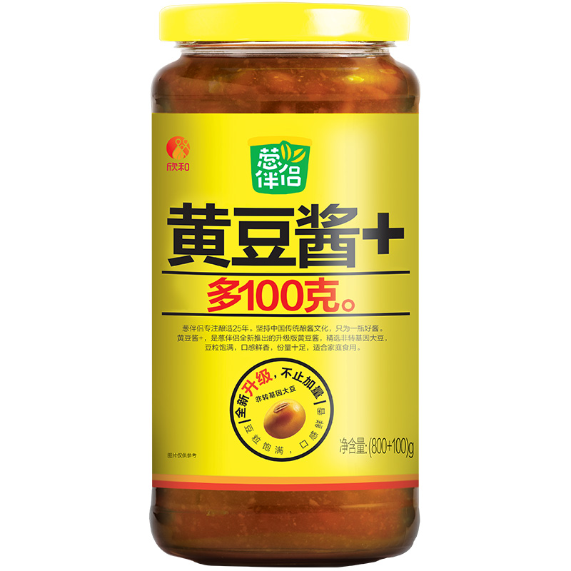 Shinho 欣和 葱伴侣 黄豆酱+ 900g 22.61元