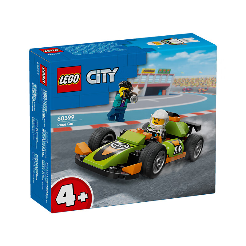 LEGO 乐高 城市CITY 海岸专题 拼装 儿童玩具 积木 礼物生日 60399 F1 赛车 56.9元