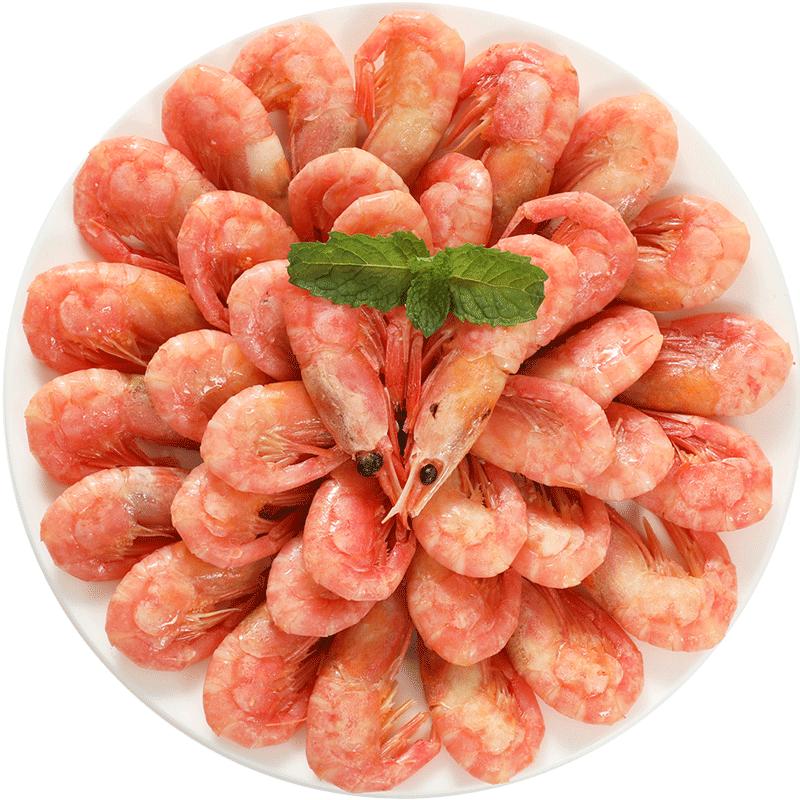 美加佳 加拿大熟冻北极腹籽甜虾净重400g 35-50只 24.46元（需买4件，需用券）