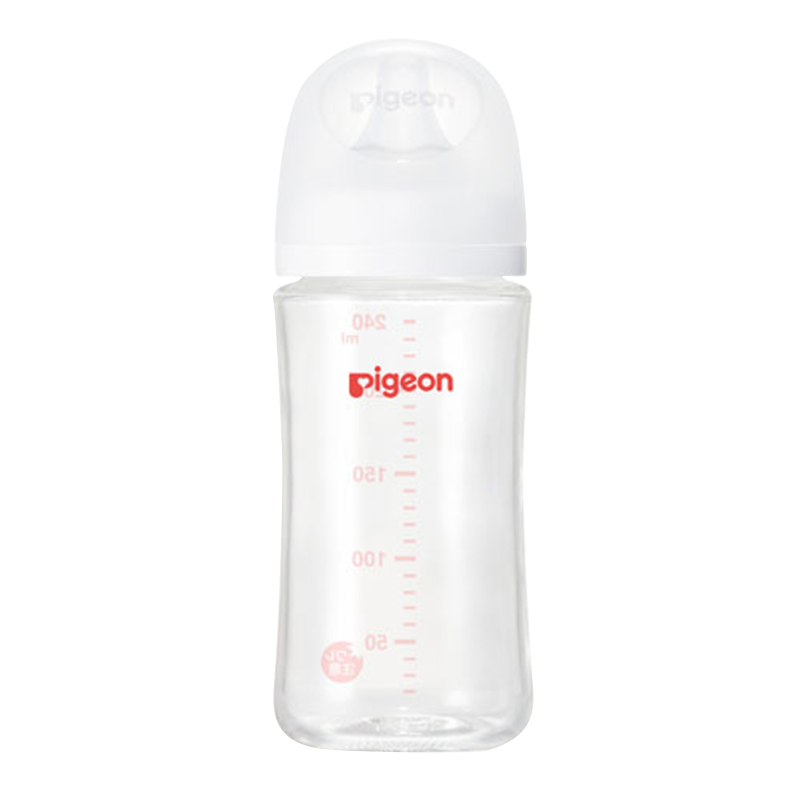 Pigeon 贝亲 婴儿玻璃奶瓶第3代 自带奶嘴M号 240ml 59元（需换购）