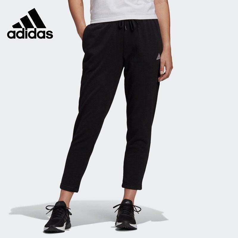 adidas 阿迪达斯 长裤女裤2021春季新款跑步训练运动裤九分裤锥形裤GM5626 58.5