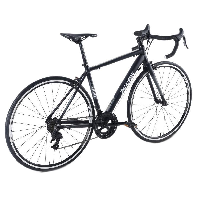 XDS 喜德盛 公路自行车Rc200成人车 运动健身14速 单车变速车 黑银700C*51cm 1179.0