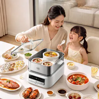 小熊 有钛 DZG-BA8R3 18L 电蒸锅 257.64元 - 86线报 小熊 有钛 DZG-BA8R3 18L 电蒸锅 257.64元 - 86线报