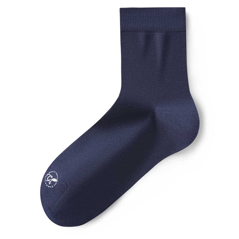 海澜之家 男100﹪纯棉10A中筒袜 5双 15.96元、包邮