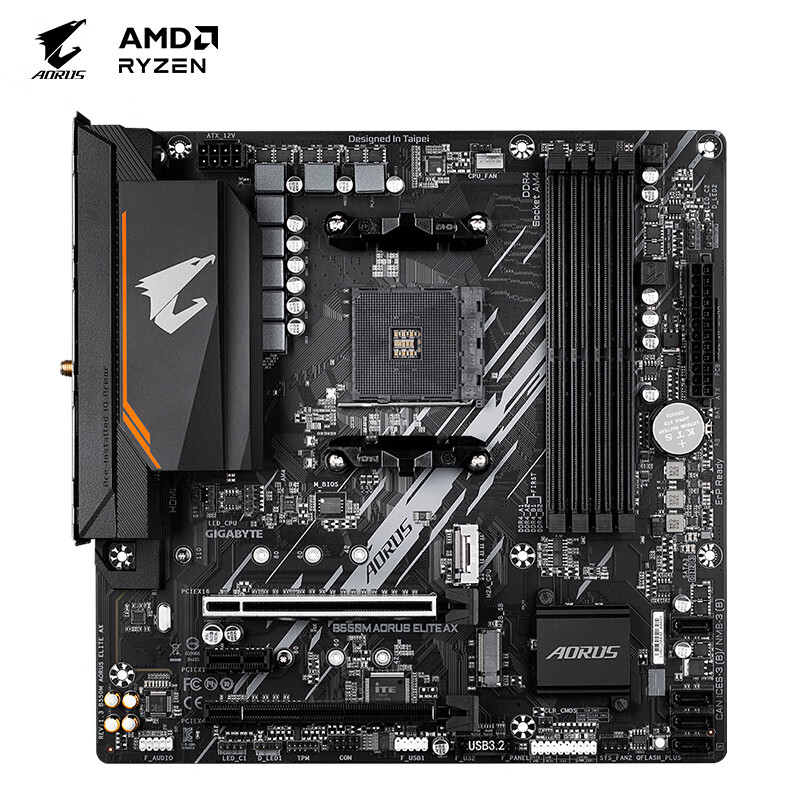 GIGABYTE 技嘉 B550M AORUS ELITE AX DDR4 WIF 4 729元