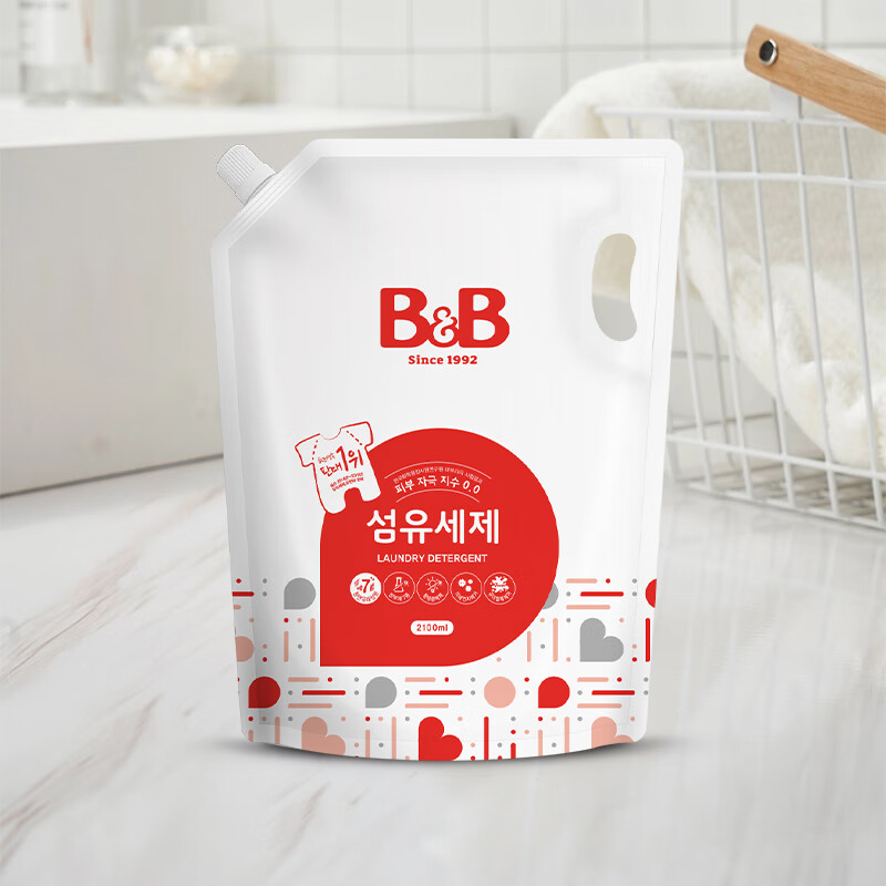 B&B 保宁 宝宝洗衣液 香草香型 2100ml 26元（需换购）