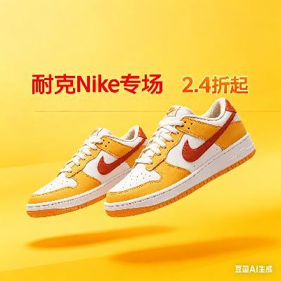 促销活动：唯品会 耐克 Nike专场2.4折起 2.4折起