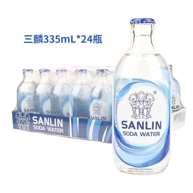 象牌 苏打水原味325ml*24瓶 58元