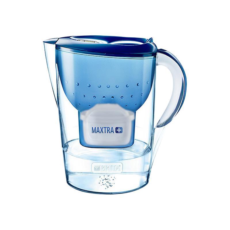 PLUS会员：BRITA 碧然德 Marella海洋系列 滤水壶 蓝色 一壶12芯 专家版 265.69元包