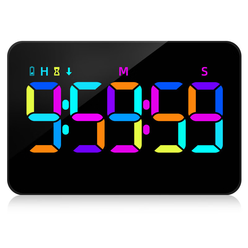 威灵顿 计时器多功能儿童学习时间定时管理厨房电子充电正倒计时器 变色 4