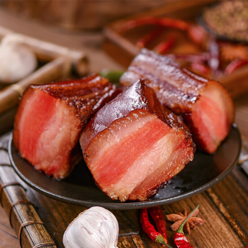 柴火烟熏五花腊肉5斤家庭装598元需用券