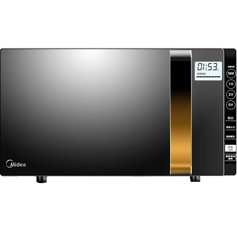 Plus会员:Midea 美的 蒸烤一体变频全自动小型微波炉 金色 X3-233A 406.82元
