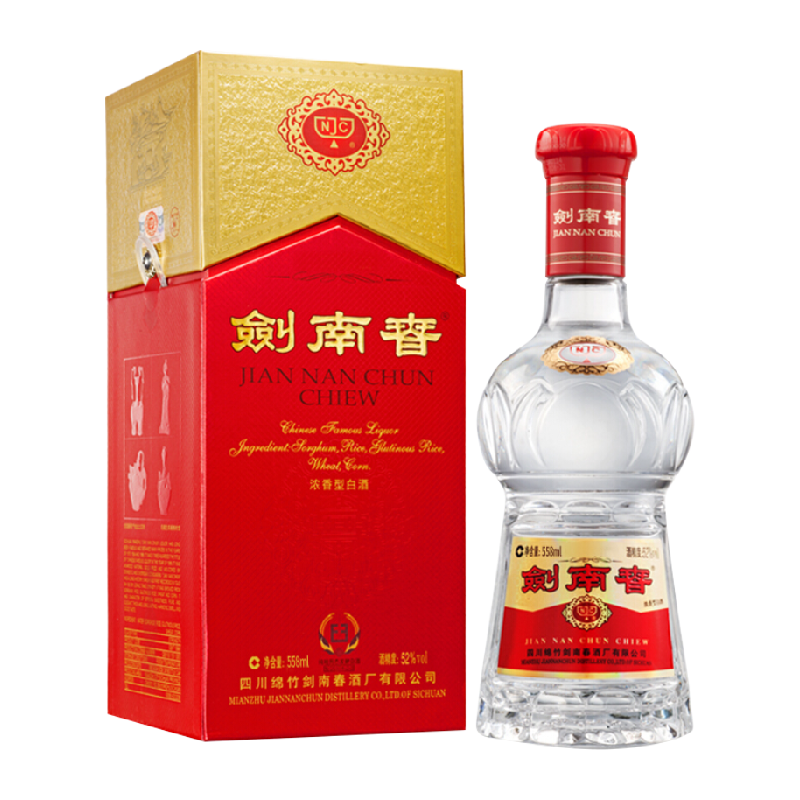 剑南春 水晶剑 52%vol 浓香型白酒 419元