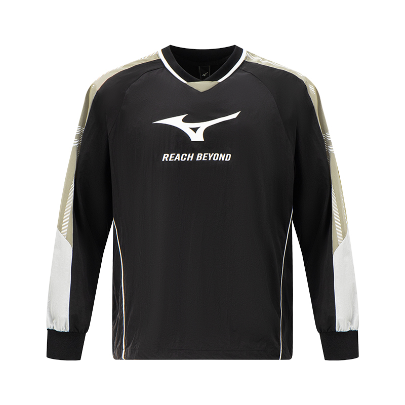 美津浓 LOGO 尼龙复古圆领足球卫衣 K2CE53Y3 158.2元（需用券）