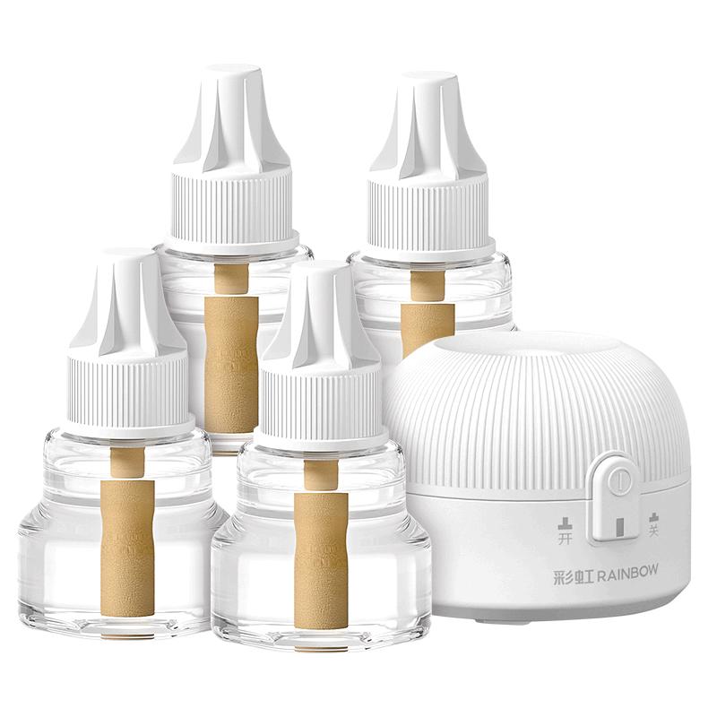 彩虹 灭蚊液套装 34ml*4瓶+1器（可用180晚） 16.9元（需用券）