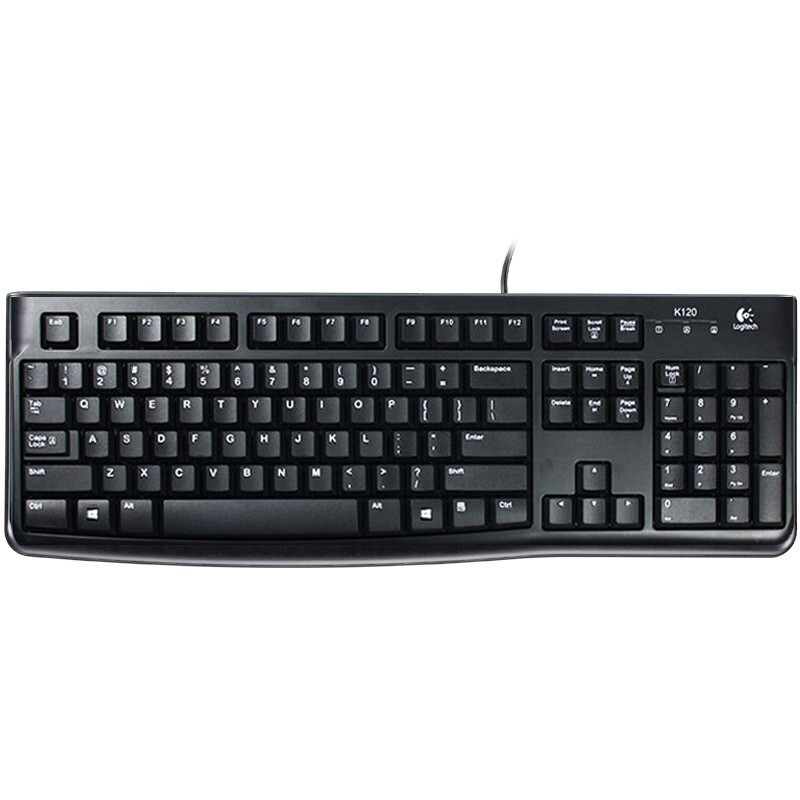 88VIP：logitech 罗技 K120 104键 有线薄膜键盘 56.05元