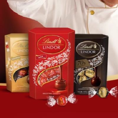 学生专享：Lindt 瑞士莲 软心牛奶黑巧克力 200g 40.15元包邮（需领券）