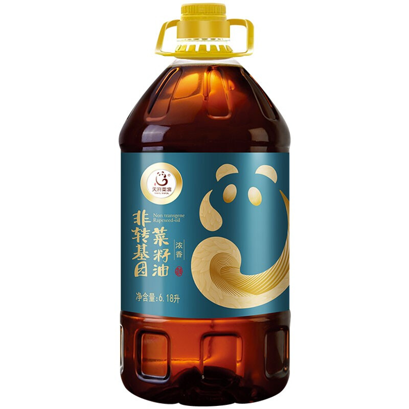 PLUS会员：TIAN FU-RAP OIL 天府菜油 非转基因 菜籽油 6.8L 84.15元包邮（双重优惠