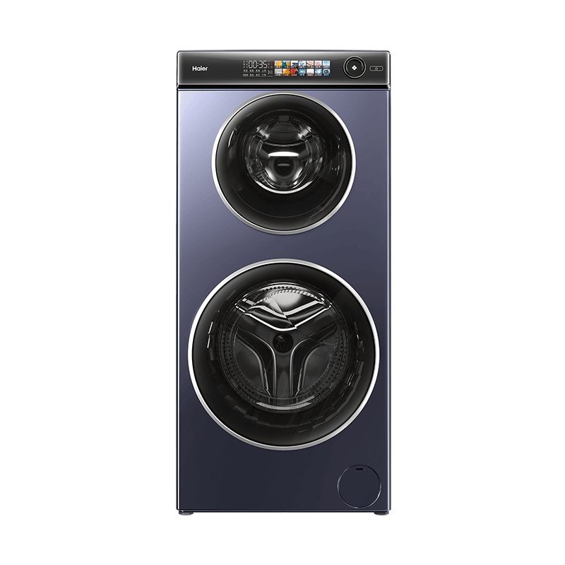 618预售：Haier 海尔 滚筒洗衣机全自动 家用双子双筒分区 4+10公斤超大容量 XQ