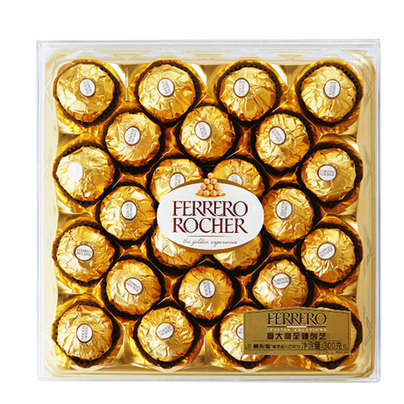 3.8女王节：巧克力大促，多款可选：FERRERO ROCHER 费列罗 榛果威化巧克力 300g 