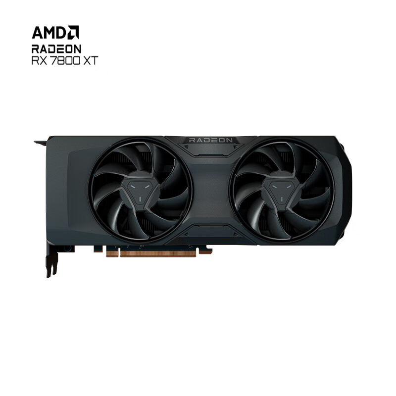 AMD RADEON RX 7800 XT 显卡 16GB 黑色 3849元