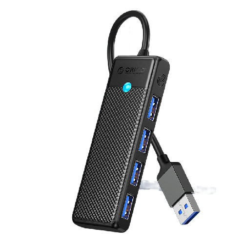 ORICO 奥睿科 PAPW4A USB-A拓展坞 四合一 1.8m 黑色 29.9元