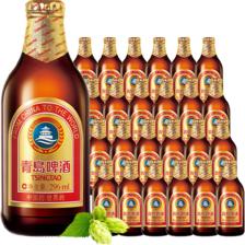 TsingTao青岛啤酒 精酿系列 金质小棕金低温酿造296ml*24瓶 整箱装 92.05元（返E