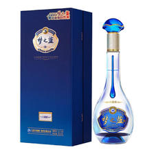 YANGHE 洋河 梦之蓝水晶版 蓝色经典绵柔浓香白酒 52度 550mL 1瓶 2.14正月初五纪